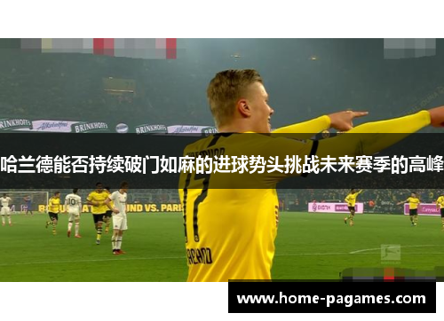哈兰德能否持续破门如麻的进球势头挑战未来赛季的高峰