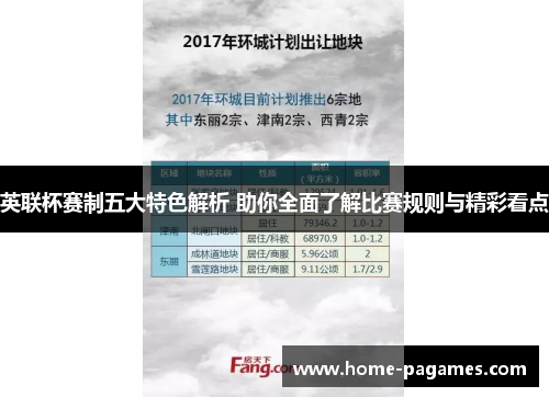 英联杯赛制五大特色解析 助你全面了解比赛规则与精彩看点