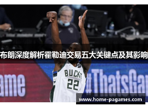 布朗深度解析霍勒迪交易五大关键点及其影响